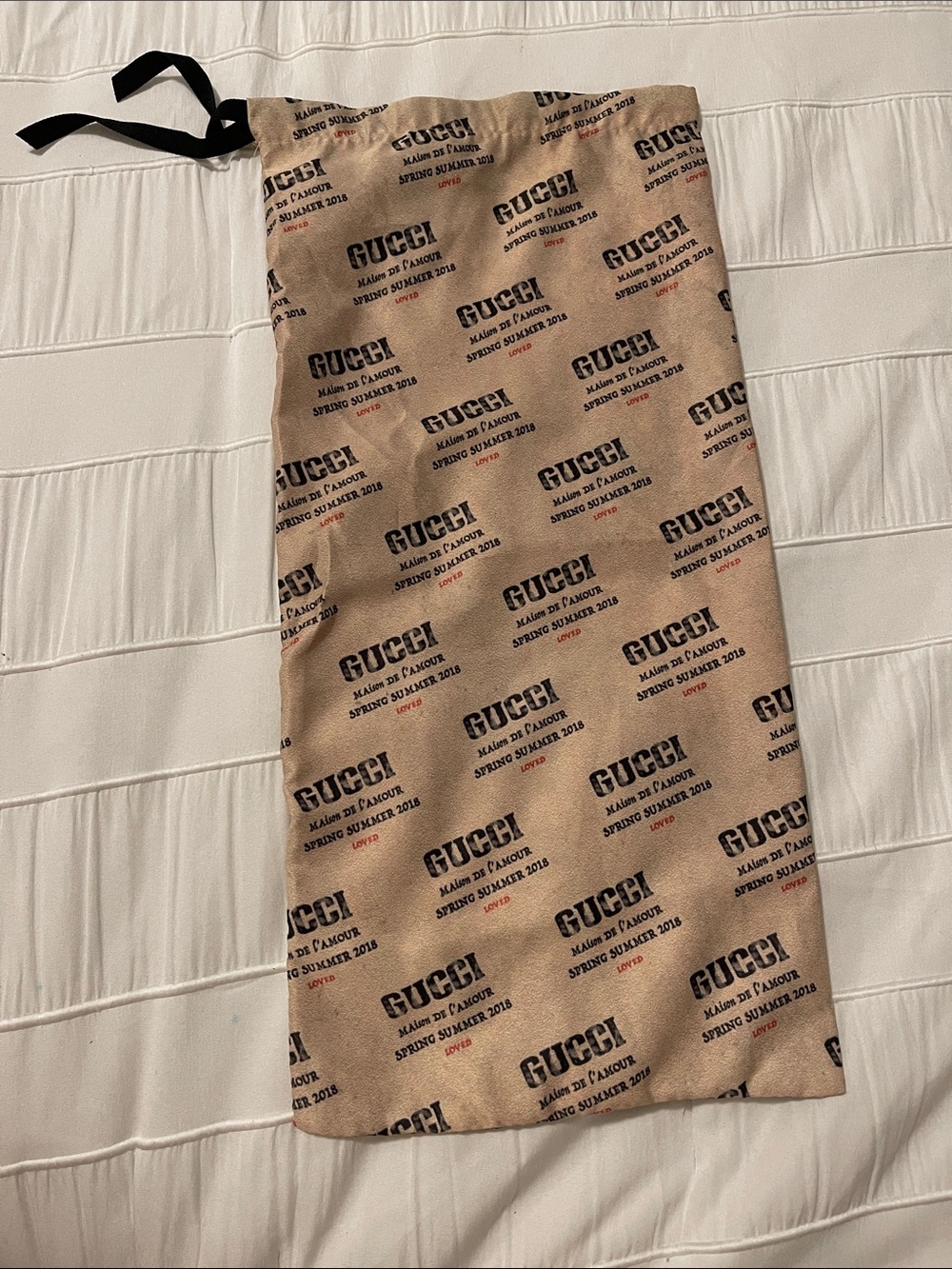 Authentic Gucci Maison De L’Amour Spring Summer 2018 Dust Bag Large